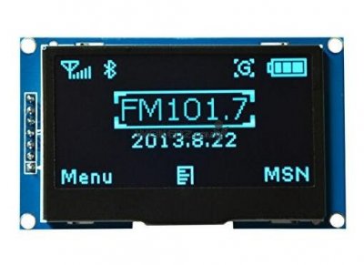 2.42＂ 12864 Blue OLED Display Module FOR 