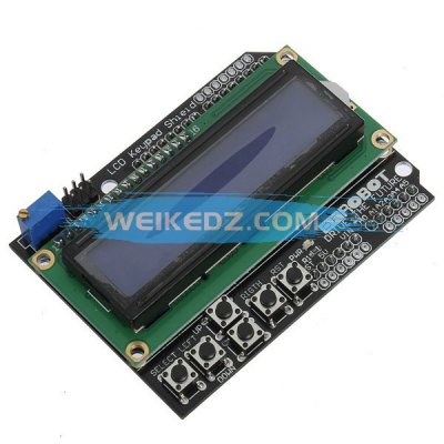 Keypad Shield Blue Backlight For Arduino Ro