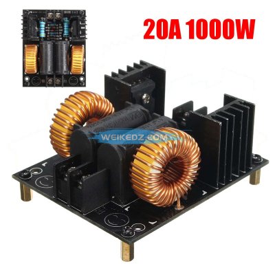 20A 1000W ZVS Low Voltage Induction Heating