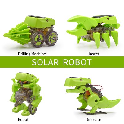 4 in 1 DIY Educational Solar Powered Robot 