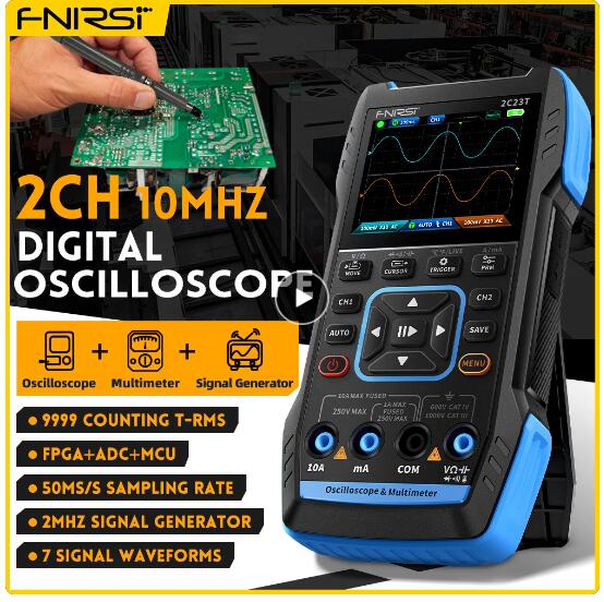 FNIRSI 2C23T Handheld Digital Oscilloscope 