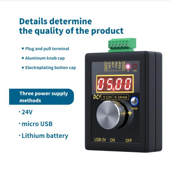 FNIRSI SG-002 Digital 4-20mA 0-10V Voltage 